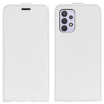 Lodret foldbart lædercover med Crazy Horse-tekstur, fuld beskyttelse, magnetisk lukning og kortslot til Samsung Galaxy A53 5G
