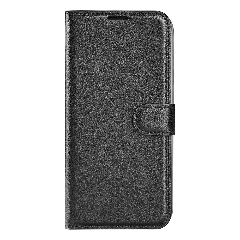 For Samsung Galaxy A33 5G Litchi Texture PU Leather Flip Stand Case Wallet Style Magnetic Clasp Protective Phone Cover