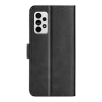 Double Clasps Magnetic Closure Leather Phone Case Horizontal Flip Cover with Wallet Stand for Samsung Galaxy A33 5G