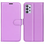 For Samsung Galaxy A53 5G Litchi Texture PU Leather Folio Case Magnetic Clasp Anti-scratch Phone Cover with Stand Wallet