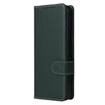 Stand Wallet PU Leather Cover Pen Slot Design Detachable Leather Coated PC Phone Case for Samsung Galaxy Z Fold3 5G