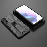 Shockproof Hard PC + Soft TPU Hybrid Protective Cover with Kickstand for Samsung Galaxy S22 5G