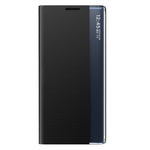 For Samsung Galaxy S22+ 5G View Window Anti-Fall Case PU Leather Auto-Absorbed Stand Phone Cover