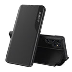 Case View Window PU Leather Stand Cover for Samsung Galaxy S22 Ultra 5G