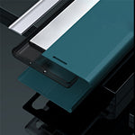 PU-læder stander auto-absorption telefon-flipcover til Samsung Galaxy S22+ 5G