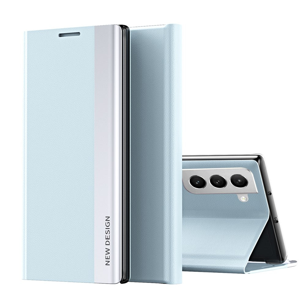PU-læder stander auto-absorption telefon-flipcover til Samsung Galaxy S22+ 5G