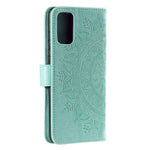 Scratch-resistant Imprinted Mandala Flower PU Leather Wallet Stand Phone Flip Cover Case for Samsung Galaxy A53 5G