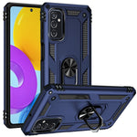Ringhållare Kickstand Reptåligt Fallskyddande mobilskal PC + TPU Hybridskal med Inbyggd Metallplåt för Samsung Galaxy M52 5G