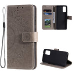 For Samsung Galaxy A13 4G Shockproof Wallet Stand Design Imprinted Mandala Flower PU Leather Phone Flip Cover Case