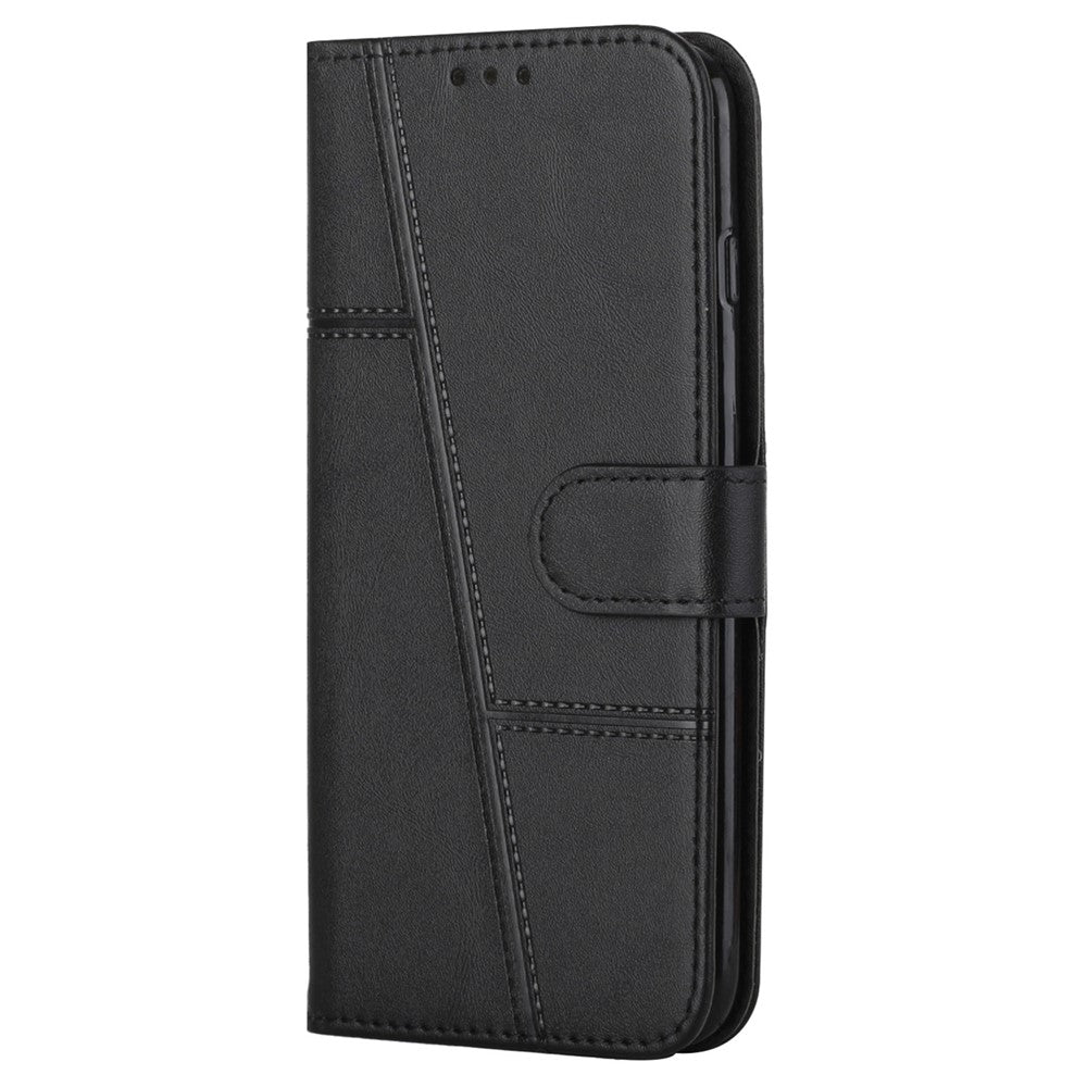 Wallet Stand Full Protection PU Leather Cover + Inner TPU Phone Case for Samsung Galaxy S22 5G