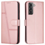Wallet Stand Full Protection PU Leather Cover + Inner TPU Phone Case for Samsung Galaxy S22 5G