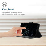 Stitching Lines Design PU Leather Phone Case Mobile Phone Cover Flip Stand Wallet for Samsung Galaxy A03s (166.5mm)