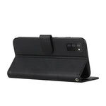 Stitching Lines Design PU Leather Phone Case Mobile Phone Cover Flip Stand Wallet for Samsung Galaxy A03s (166.5mm)