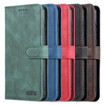 AZNS PU Leather Cover Stand Wallet Folio Flip Phone Case Protector for Samsung Galaxy S22+ 5G