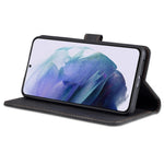 AZNS PU Leather Cover Stand Wallet Folio Flip Phone Case Protector for Samsung Galaxy S22+ 5G