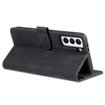 AZNS PU Leather Cover Stand Wallet Folio Flip Phone Case Protector for Samsung Galaxy S22+ 5G