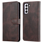 AZNS PU Leather Cover Stand Wallet Folio Flip Phone Case Protector for Samsung Galaxy S22+ 5G