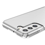 Transparent TPU + PC Phone Case Shock-Absorbing 3.0mm Thickened Ultra Clear Phone Protector for Samsung Galaxy S22+ 5G