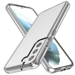Transparent TPU + PC Phone Case Shock-Absorbing 3.0mm Thickened Ultra Clear Phone Protector for Samsung Galaxy S22+ 5G