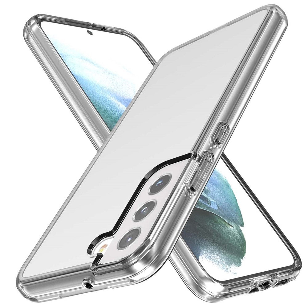 Transparent TPU + PC Phone Case Shock-Absorbing 3.0mm Thickened Ultra Clear Phone Protector for Samsung Galaxy S22+ 5G