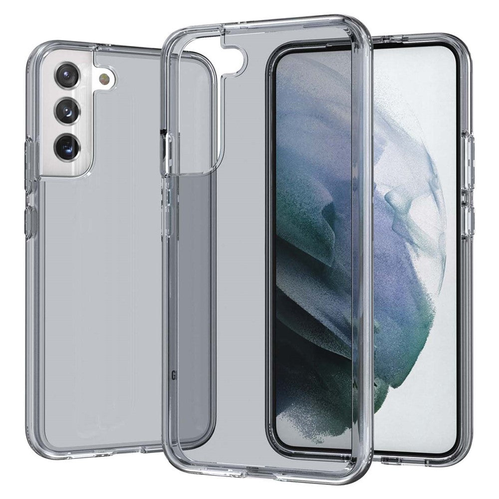 Transparent TPU + PC-mobilskal Stötdämpande 3,0 mm förtjockat ultraklart mobilskydd för Samsung Galaxy S22+ 5G