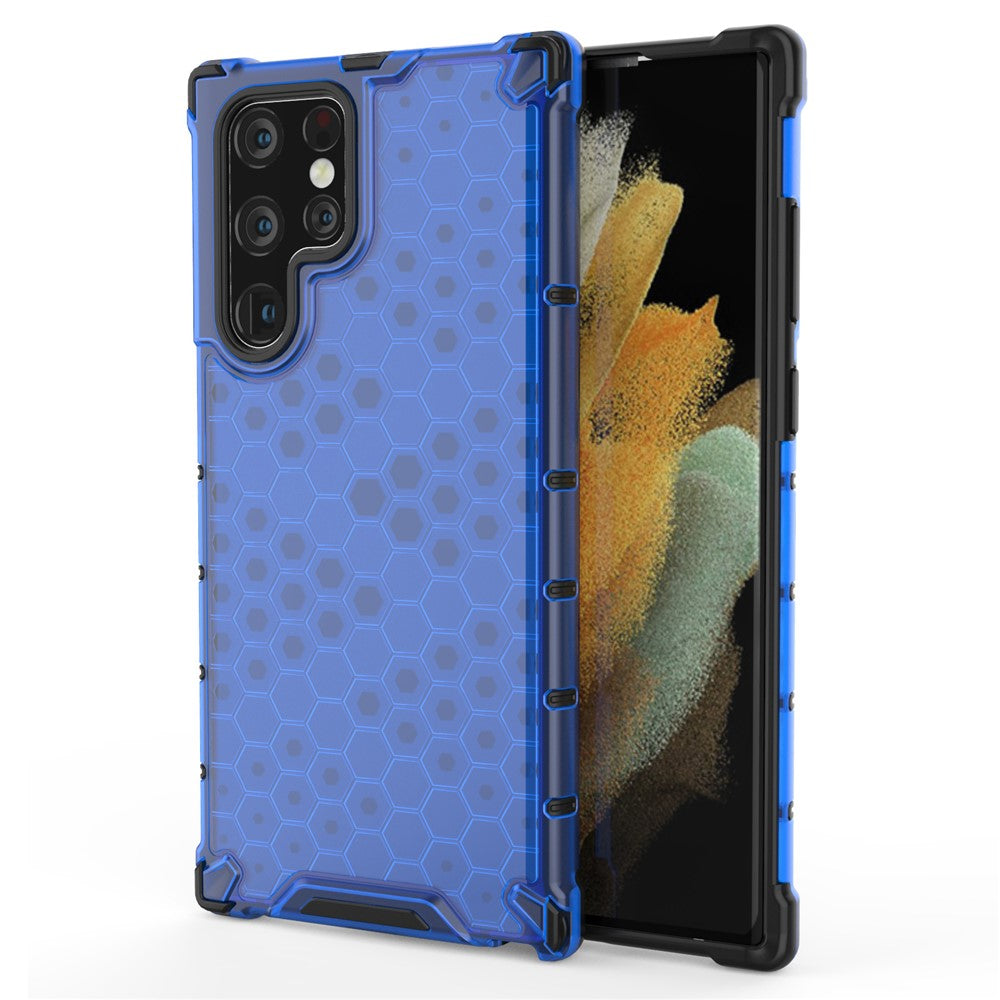 Bikakemönster TPU + PC Hybrid mobilskal Stötsäkert Skyddsskal för Samsung Galaxy S22 Ultra 5G