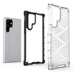 Bikakemönster TPU + PC Hybrid mobilskal Stötsäkert Skyddsskal för Samsung Galaxy S22 Ultra 5G