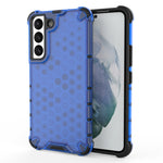 Fall-proof Honeycomb Pattern TPU + PC Phone Cover Protective Back Case for Samsung Galaxy S22 5G