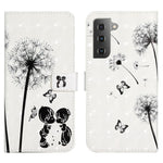 Light Spot Decor Pattern Printing PU Leather + TPU Phone Case with Stand Wallet for Samsung Galaxy S22 5G