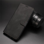 PU Leather + TPU Phone Case Wallet Stand Cover with Strap for Samsung Galaxy A03s (166.5mm)