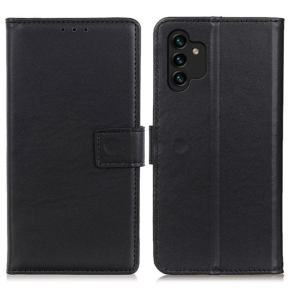Stødsikkert telefoncover til Samsung Galaxy A13 4G, stativfunktion, PU-læder, folio-flip magnetisk telefoncover med pung