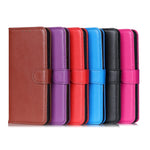 Til Samsung Galaxy A13 4G Book Stand Klassisk Litchi Tekstur PU Lædercover Magnetisk Lukning Flip Pung Etui