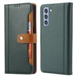 Fliplædercover i forretningsstil med kortholder og tegnebog til Samsung Galaxy S22 5G