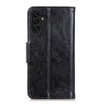 For Samsung Galaxy A13 4G Anti-scratch Nappa Texture Drop-proof Split Leather Cover + TPU Phone Stand Case Wallet Cover