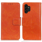 For Samsung Galaxy A13 4G Anti-scratch Nappa Texture Drop-proof Split Leather Cover + TPU Phone Stand Case Wallet Cover