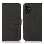 KHAZNEH til Samsung Galaxy A13 4G Fuld beskyttelse pung-telefoncover PU-læder + TPU telefoncover-pung med foldbart stativ