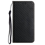 For Samsung Galaxy A53 5G Carbon Fiber Texture Magnetic Auto-absorbed PU Leather Case with Stand Wallet