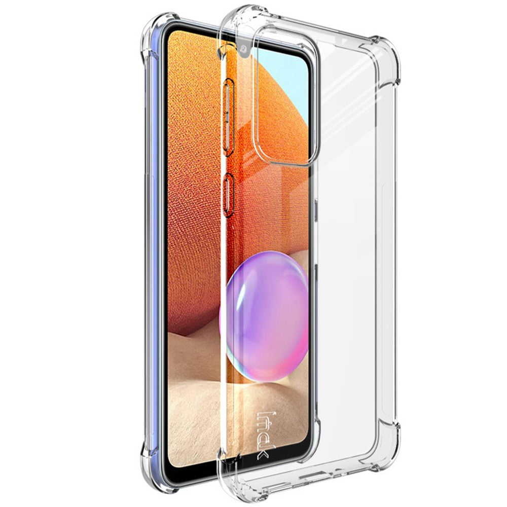 IMAK Enhanced Four Corners Transparent TPU Cover med Skærmbeskytter til Samsung Galaxy A33 5G