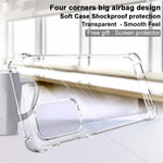 IMAK Enhanced Four Corners Transparent TPU Cover med Skærmbeskytter til Samsung Galaxy A33 5G