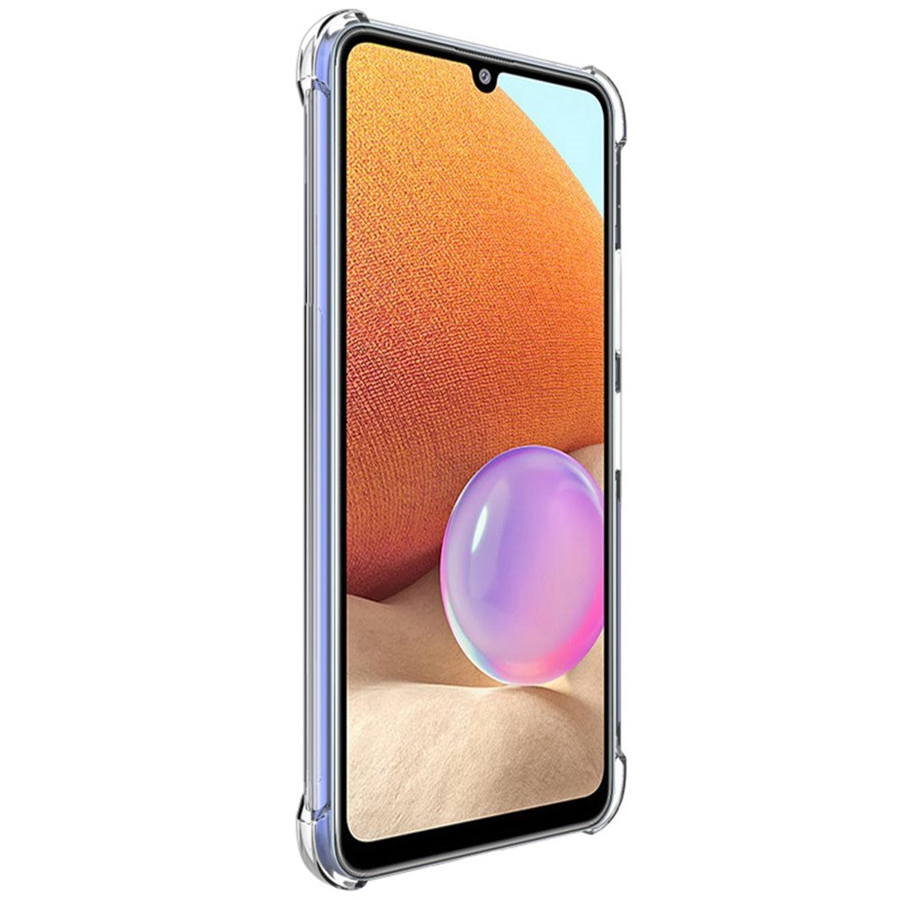 IMAK Enhanced Four Corners Transparent TPU Cover med Skærmbeskytter til Samsung Galaxy A33 5G
