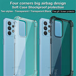 IMAK Enhanced Four Corners Transparent TPU Cover med Skærmbeskytter til Samsung Galaxy A33 5G