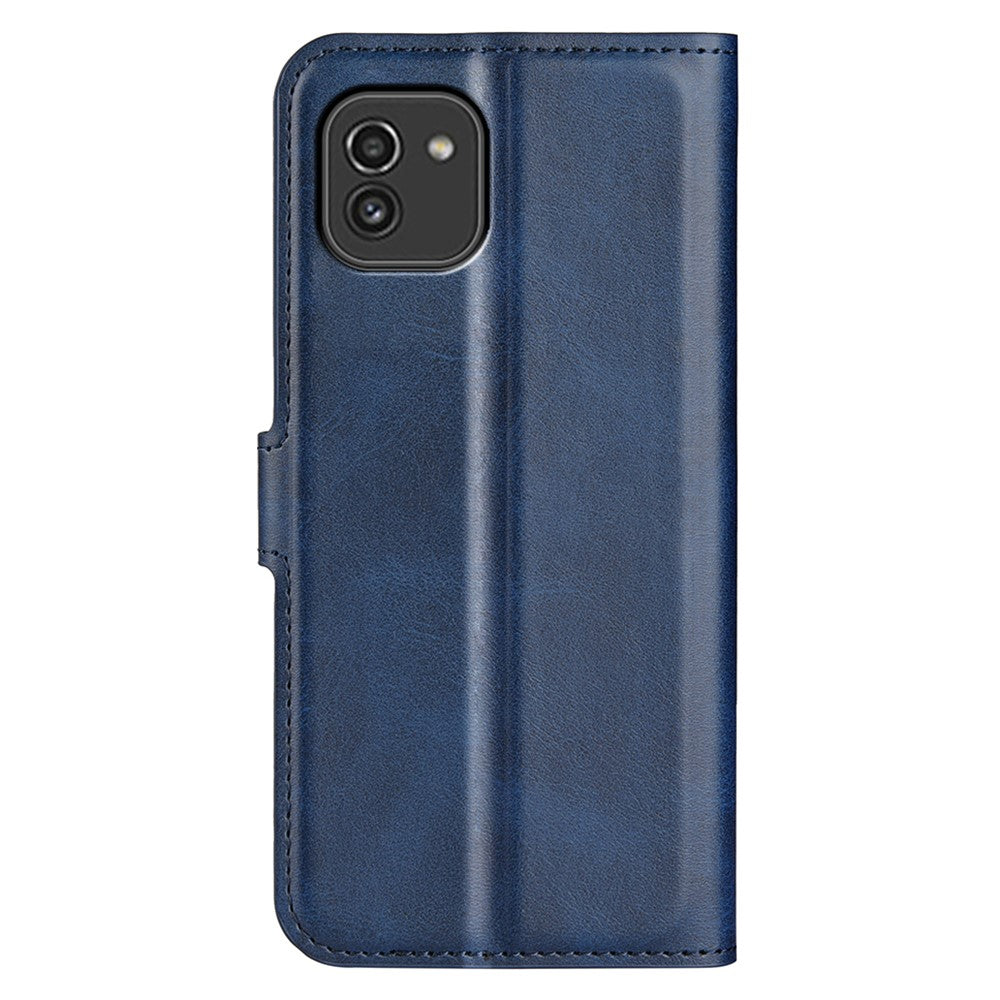 Til Samsung Galaxy A03 (164,2 mm) pung etui med magnetlås i PU-læder med stander og flipcover