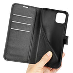 For Samsung Galaxy A03 (164.2mm) Litchi Texture Soft Inner TPU Case + PU Leather Cover with Wallet Stand