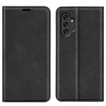 Samsung Galaxy A13 4G Skin-touch PU-läder plånboksfodral Hopfällbart stativ Autostängande Magnetiskt Flip-fodral