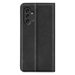 Samsung Galaxy A13 4G Skin-touch PU-läder plånboksfodral Hopfällbart stativ Autostängande Magnetiskt Flip-fodral
