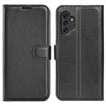 For Samsung Galaxy A13 4G Litchi Texture PU Leather Cover Wallet Stand Magnetic Clasp Folio Flip Phone Case