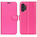 For Samsung Galaxy A13 4G Litchi Texture PU Leather Cover Wallet Stand Magnetic Clasp Folio Flip Phone Case