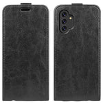 Samsung Galaxy A13 4G Crazy Horse Texture Vertikalt Flip Läderfodral Kortplats mobilskal Skydd