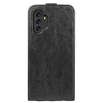 Samsung Galaxy A13 4G Crazy Horse Texture Vertikalt Flip Läderfodral Kortplats mobilskal Skydd