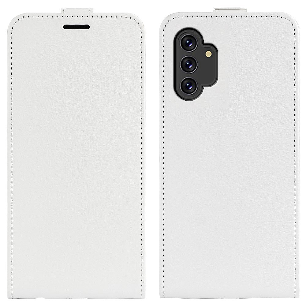 Samsung Galaxy A13 4G Crazy Horse Texture Vertikalt Flip Läderfodral Kortplats mobilskal Skydd